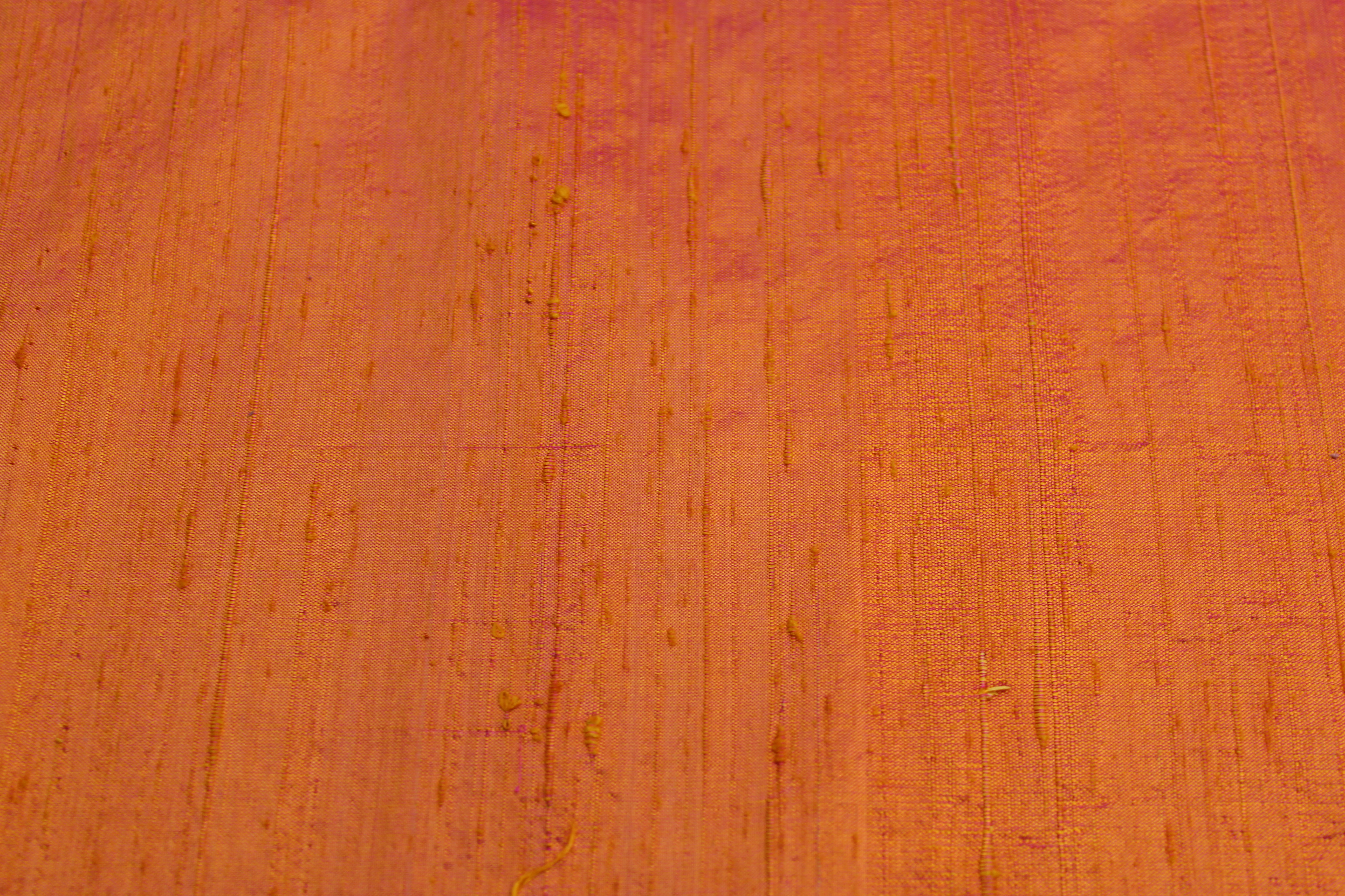 SILK DUPION - CERISE/RUST